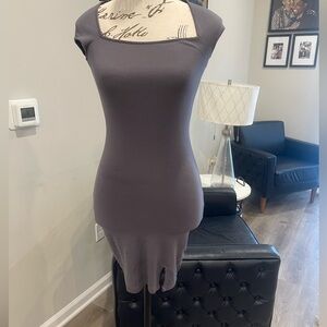 H&M Gray Mini Dress